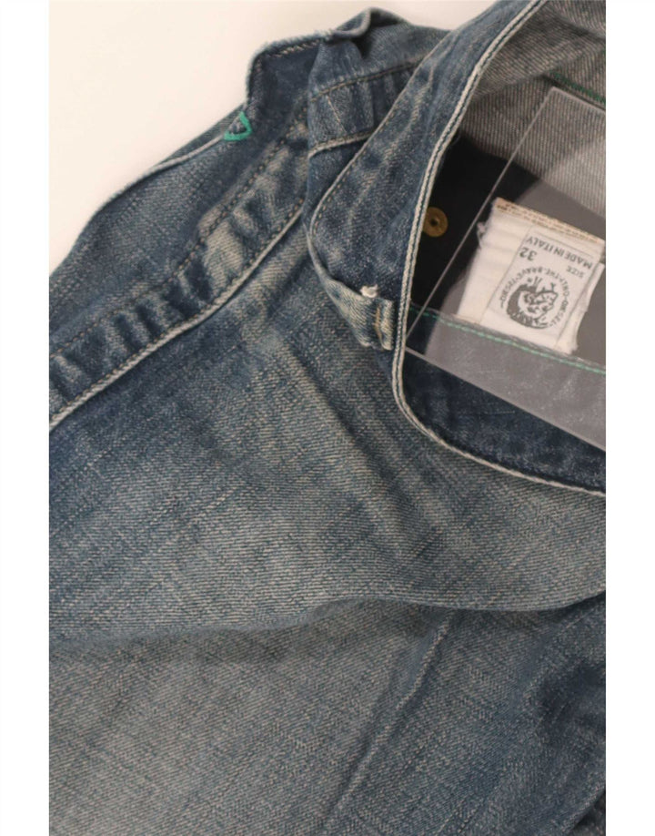Diesel Dame Denim Shorts W32 Large Blue