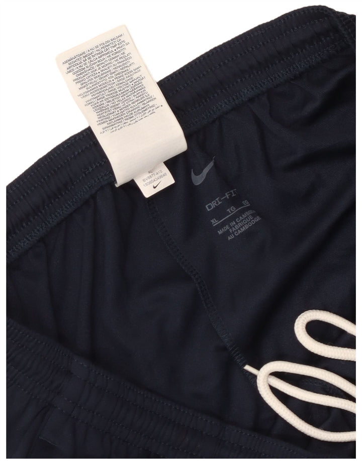 Nike træningsdragt bukser til mænd XL marineblå polyester sport
