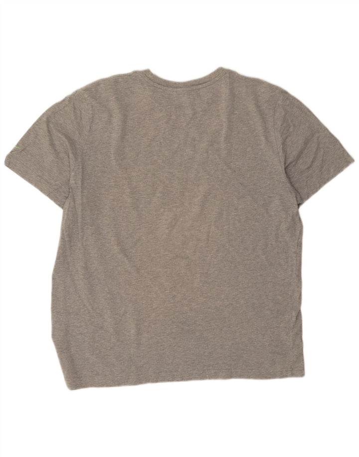 Nike grafisk T-shirt top til mænd, stor grå flækket