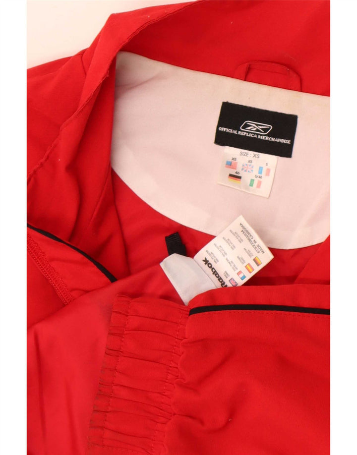 Reebok Herre Liverpool Grafisk træningsdragt Topjakke XS Rød Polyester