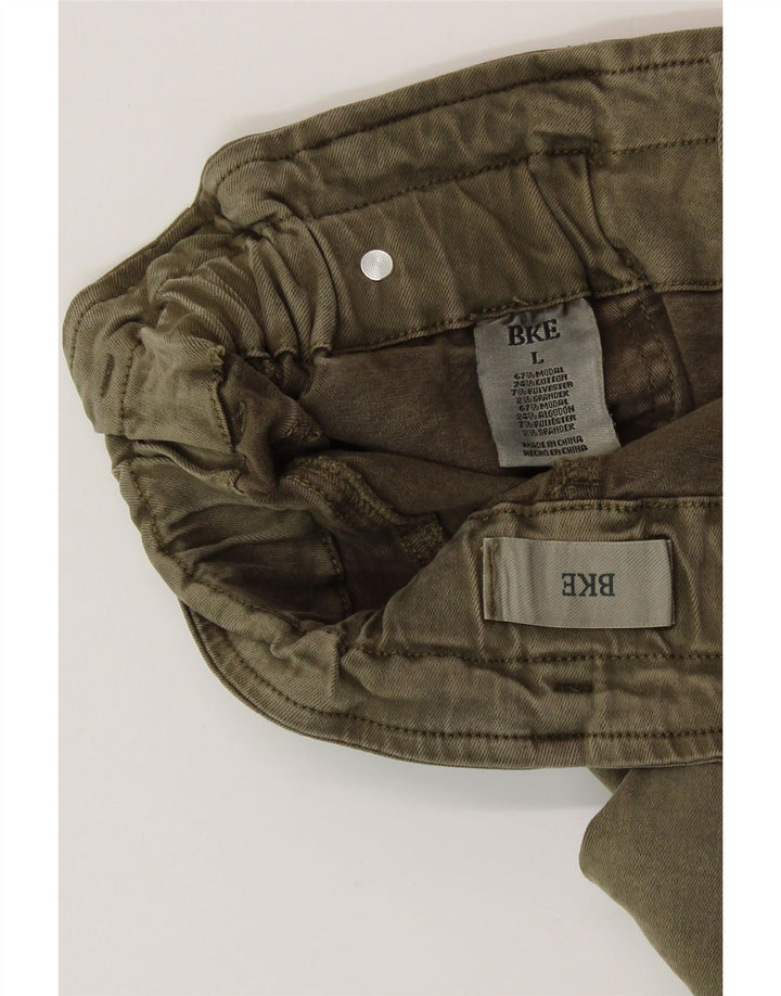 BKE Dame Chino Shorts Large W36 Khaki Modal