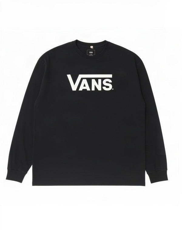 Vans Mens Classic Fit Graphic Top Long Sleeve XL Navy Blue Cotton
