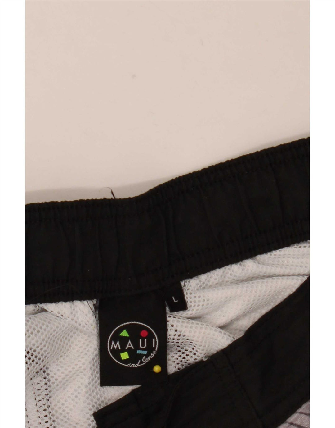 Maui and Sons Badeshorts til mænd store orange blomster polyester