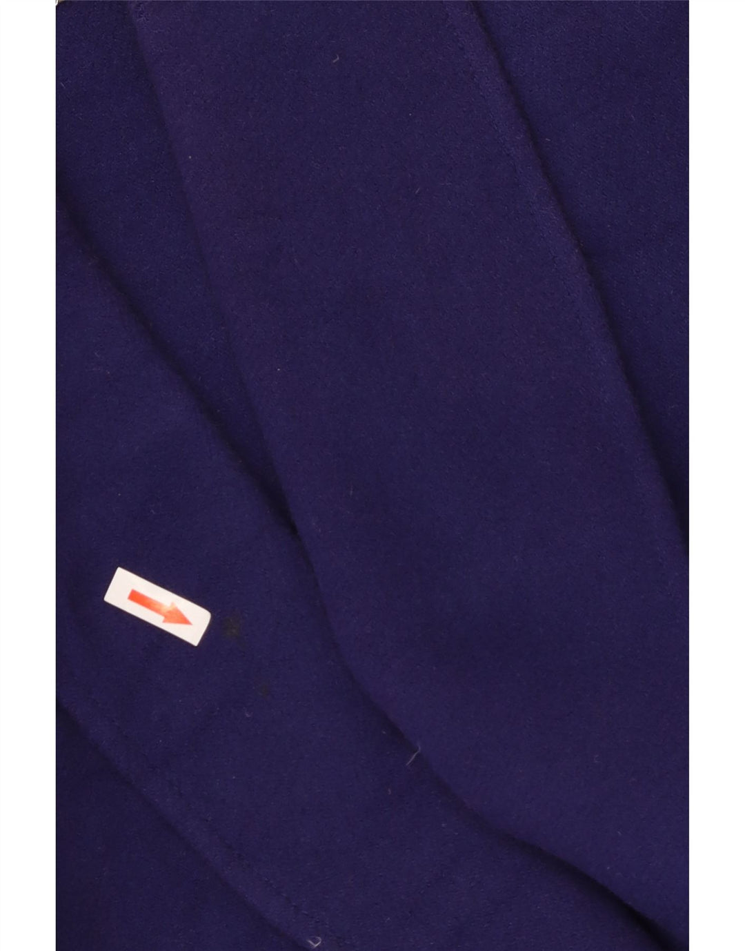 Vintage Dame Oversized Dobbeltradet Frakke IT 42 Medium Lilla Uld