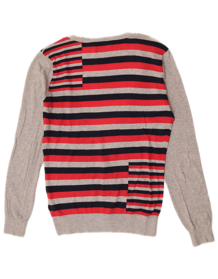 Ted Baker dame cardigan sweater størrelse 2 Lille rødstribet bomuld