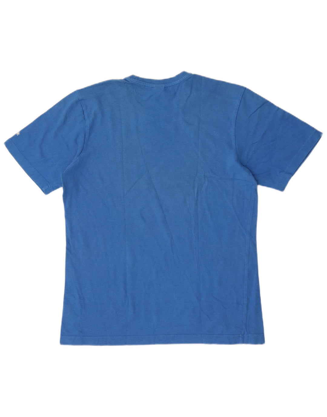 Reebok Herre grafisk T-shirt top mellemblå bomuld
