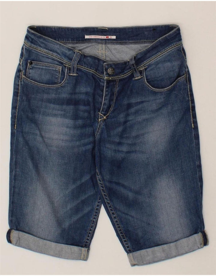 LEVI'S Girls Denim Shorts 13-14 Years W26  Blue Vintage Levi's and Second-Hand Levi's from Messina Hembry 