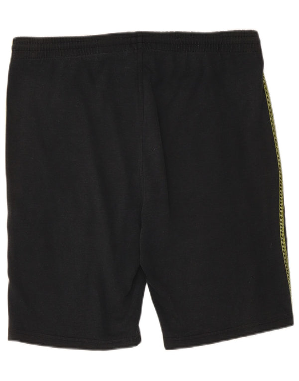 Lotto Herre grafiske sportsshorts UK 40/42 Stor sort geometrisk bomuld