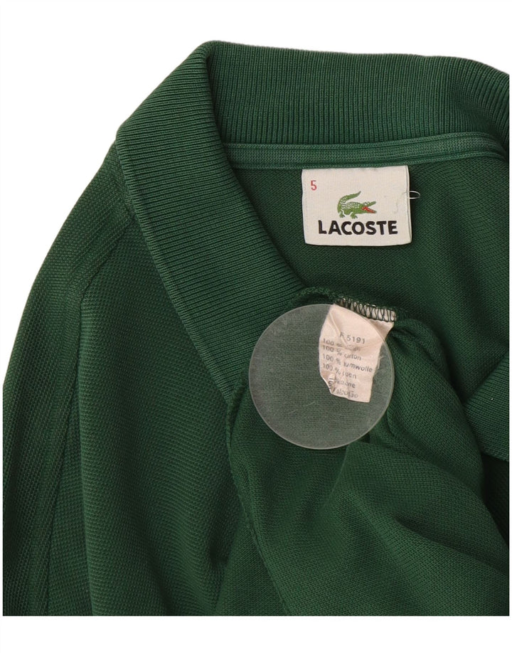 Lacoste herre poloskjorte str. 5 Large grøn bomuld