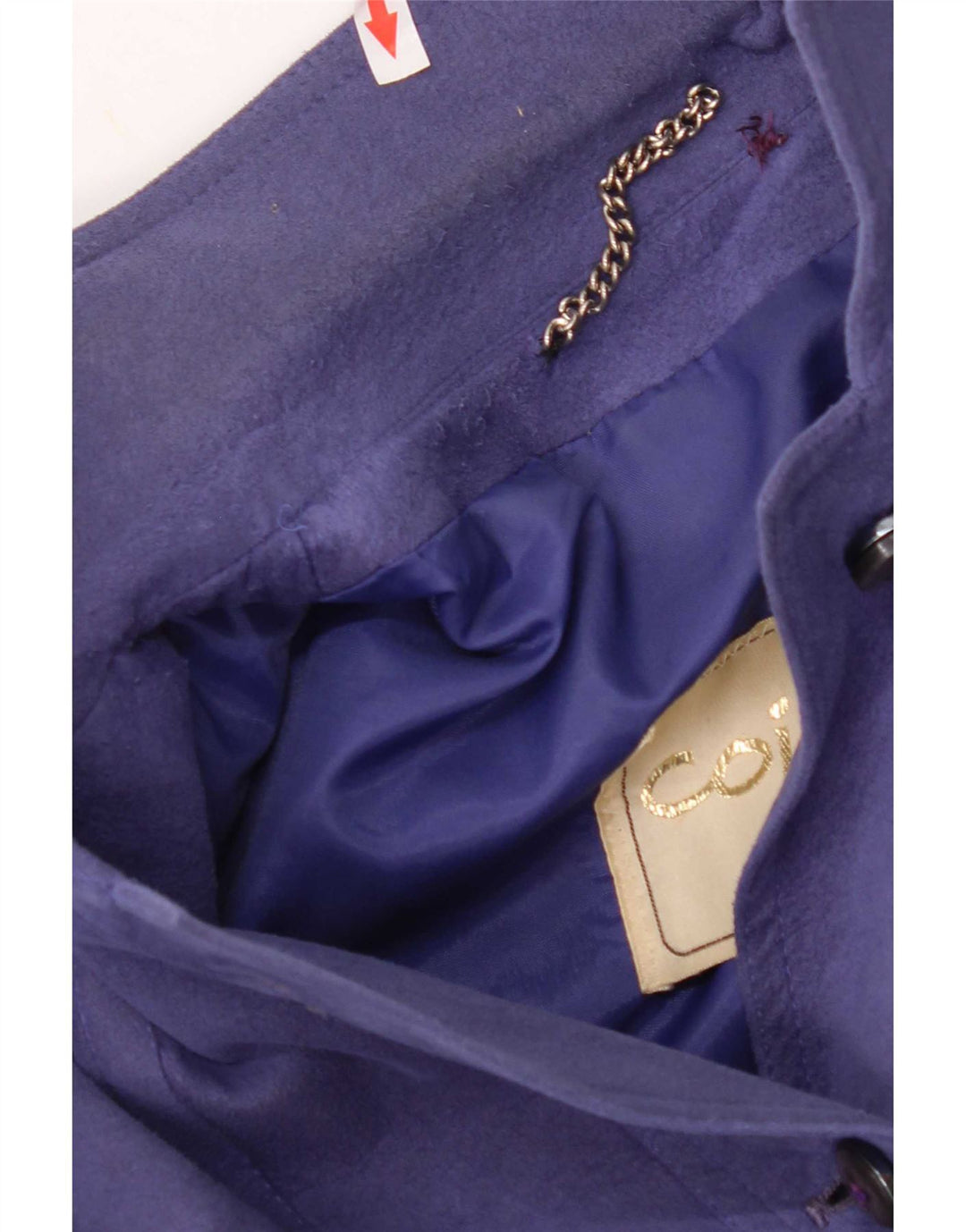 Cojana Dame imiteret ruskind Overfrakke UK 12 Medium Lilla Polyester