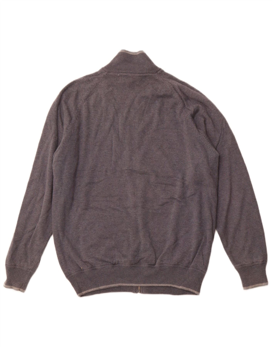 Marks & Spencer herre cardigan sweater mellemgrå bomuld