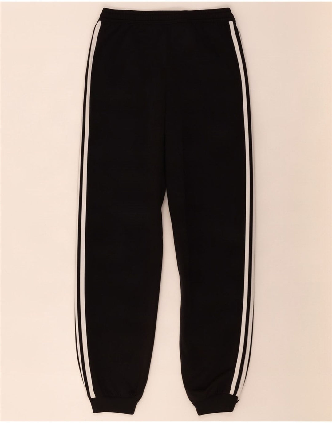 Adidas Drenge Træningsdragt Bukser Joggers 11-12 År Sort Polyester