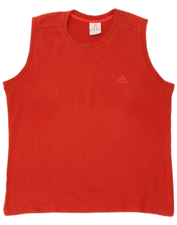 Adidas Herrevest Top UK 46/48 XL Rød Bomuld