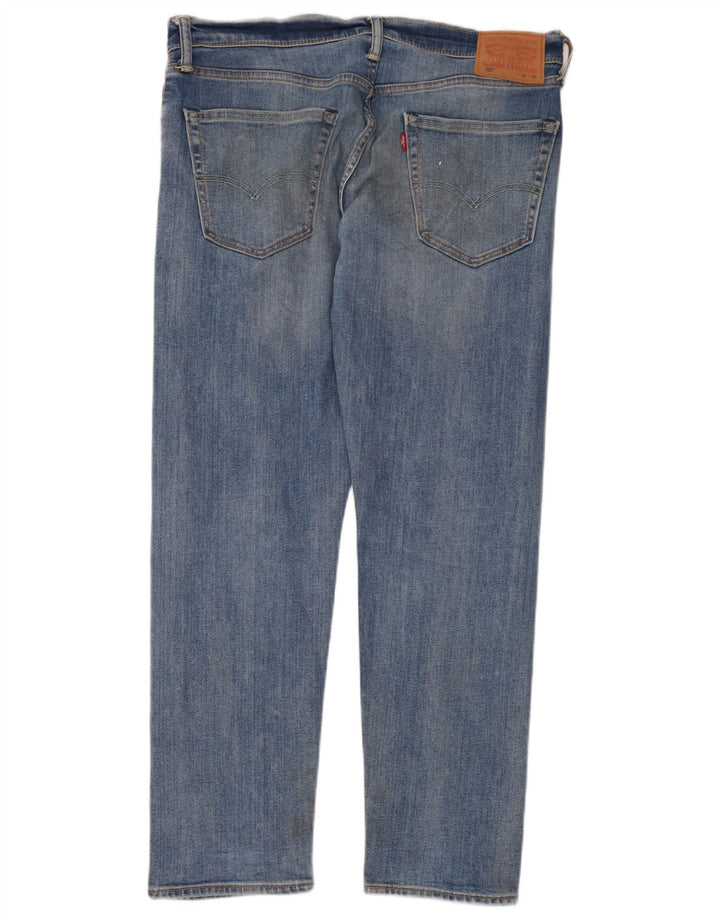Levi's Herre 502 tilspidsede jeans W34 L30 blå bomuld