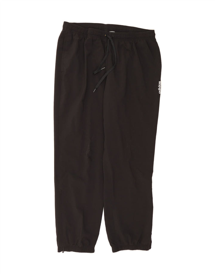 ADIDAS Mens Tracksuit Trousers Joggers 2XL  Black Polyester Vintage Adidas and Second-Hand Adidas from Messina Hembry 