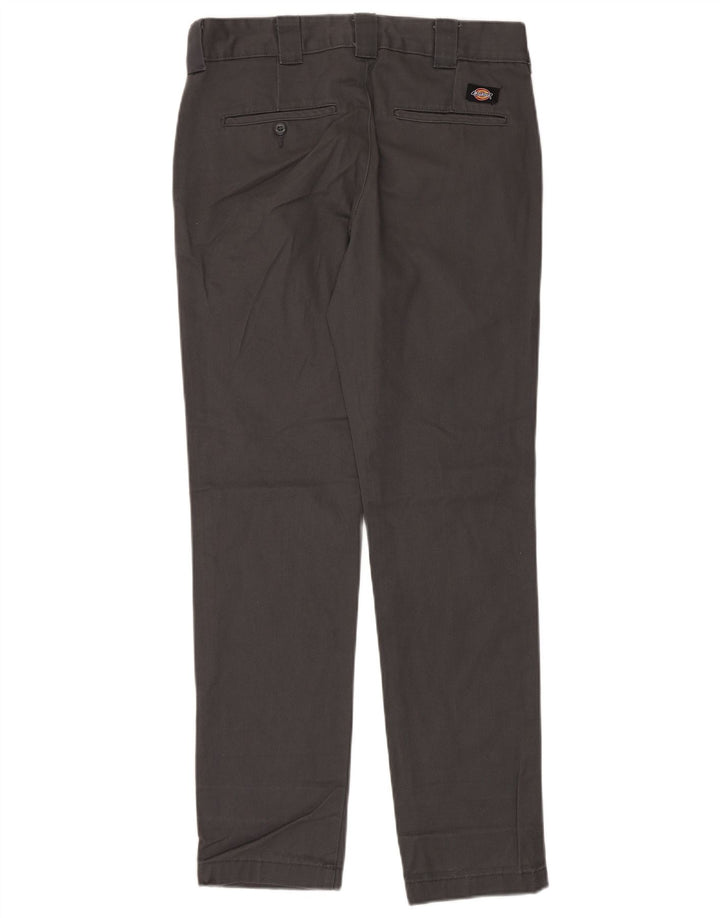 Dickies Herre Slim Fit Chino Bukser W30 L32 Grå Polyester