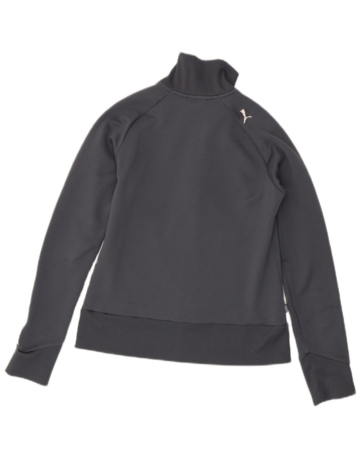 Puma Grafisk træningsdragt topjakke til kvinder UK 14 Medium Grey Colourblock