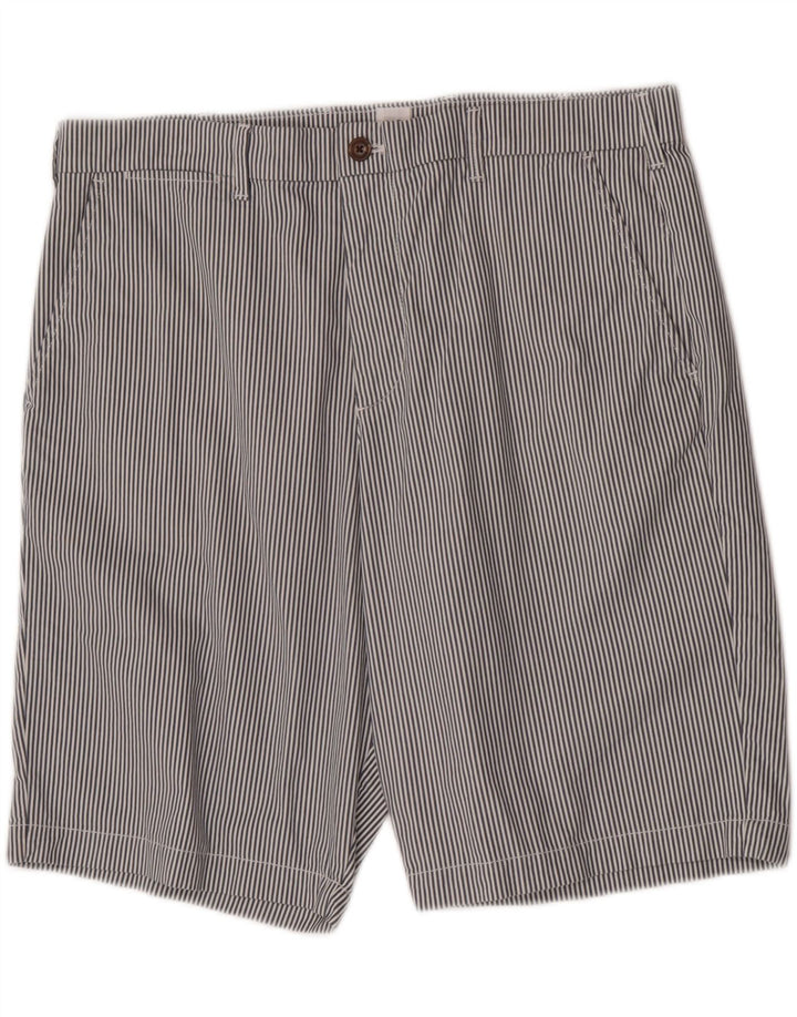 Gap Herre Chino Shorts W36 Stor Blå Stribet Bomuld