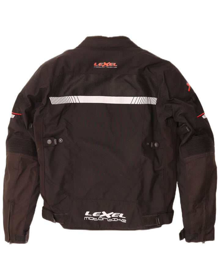 LEXEL Herre Graphic Racer Jacket UK 40 Large Black