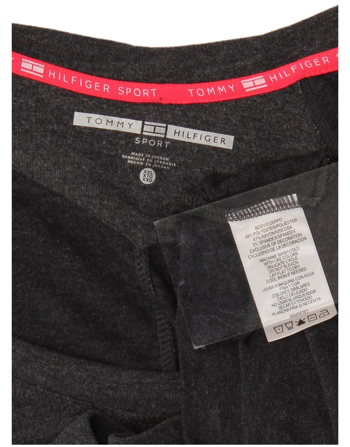 Tommy Hilfiger Dame Top Langærmet UK 20 2XL Grå Polyester