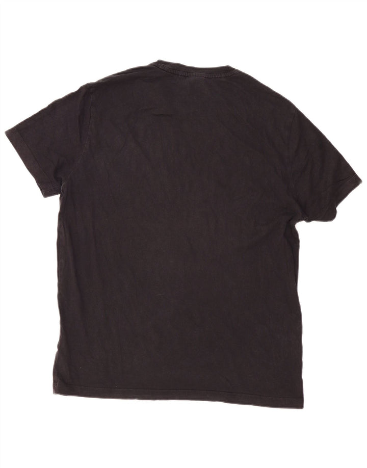 Champion Herre grafisk T-shirt Top Stor sort bomuld