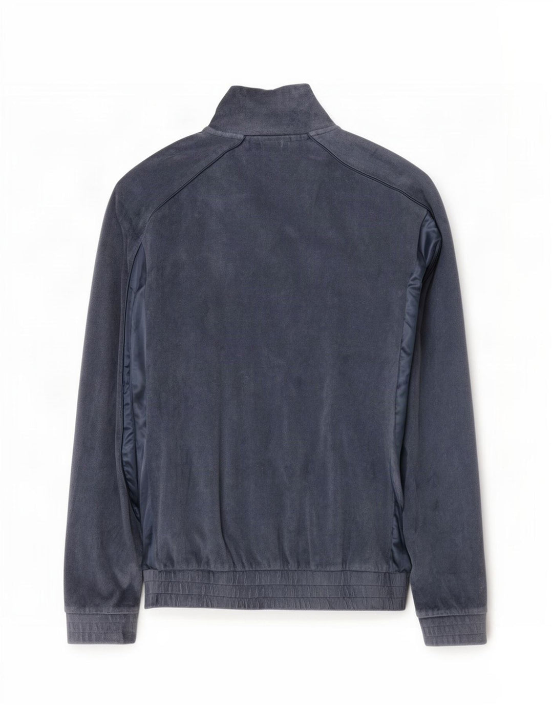 Reebok Womens Velvet Tracksuit Top Jacket UK 10 Small Grey Bomuld