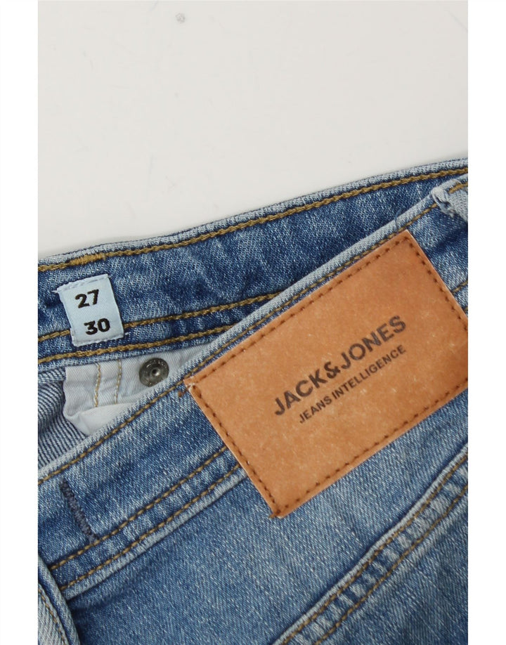 JACK & JONES Herre GLENN Slim Jeans W27 L30 Blå Bomuld