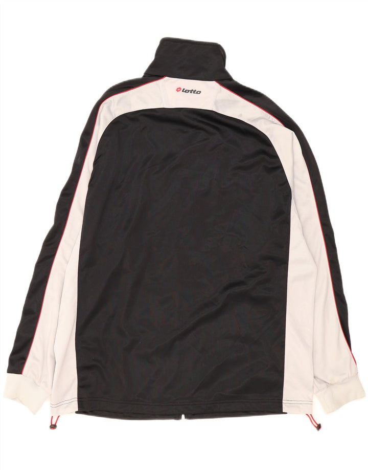 Lotto Træningsdragt til mænd Topjakke XL Sort Colourblock Polyester