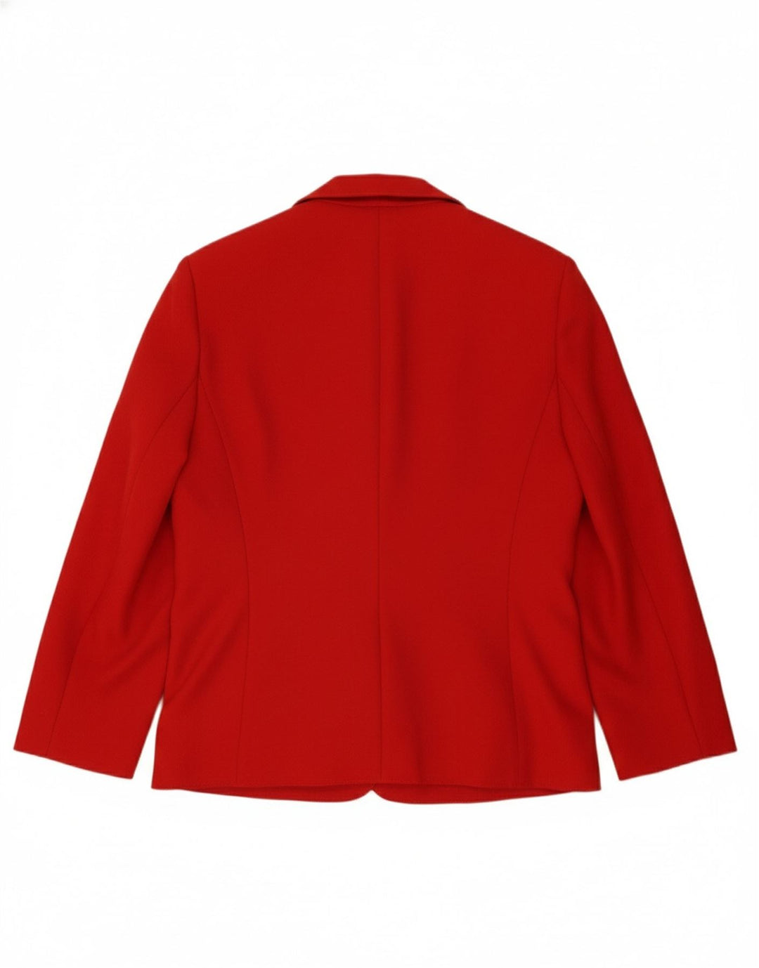 BHS Womens 2 Button Blazer Jacket UK 16 Large Red Polyester