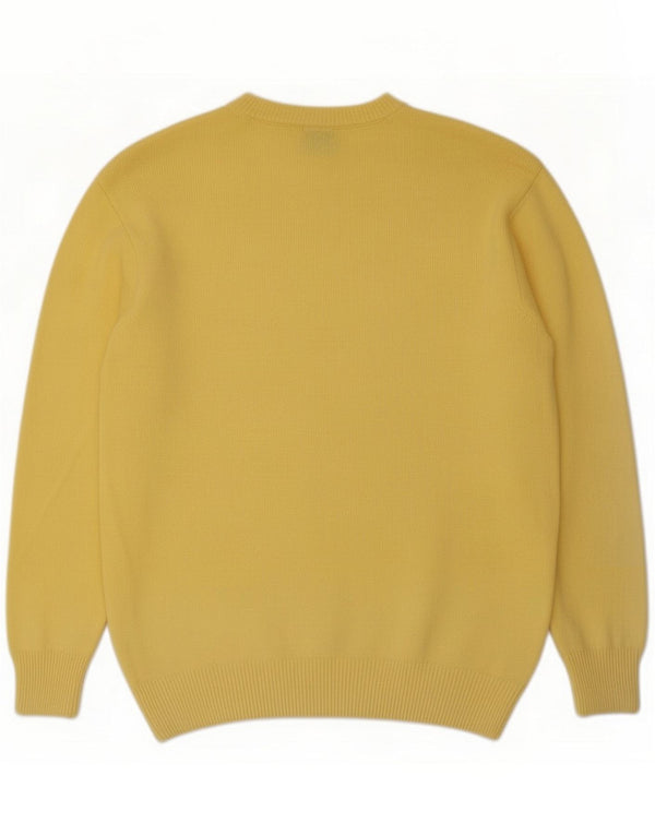 Trussardi Herre sweater med rund hals XL Gul