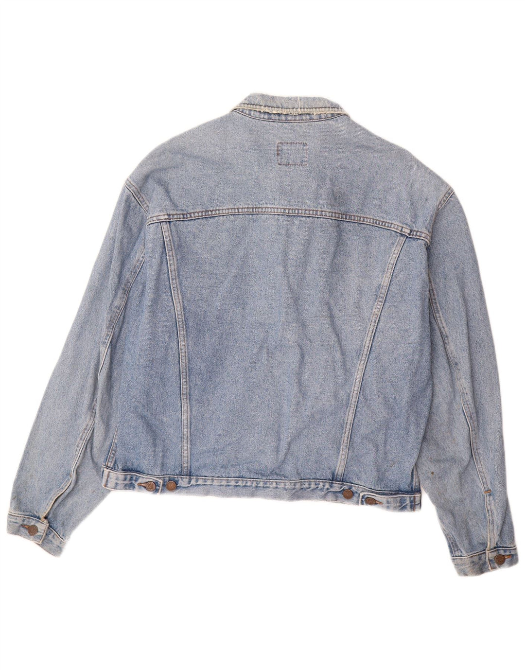 BENETTON Denimjakke til mænd IT 52 XL Blå Bomuld