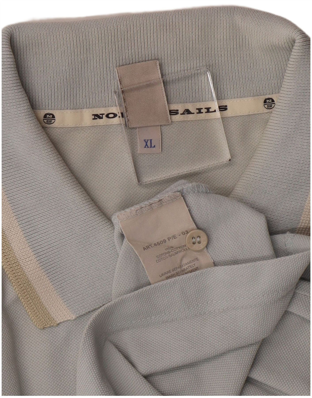 North Sails Herre Polo Shirt XL Blå Bomuld