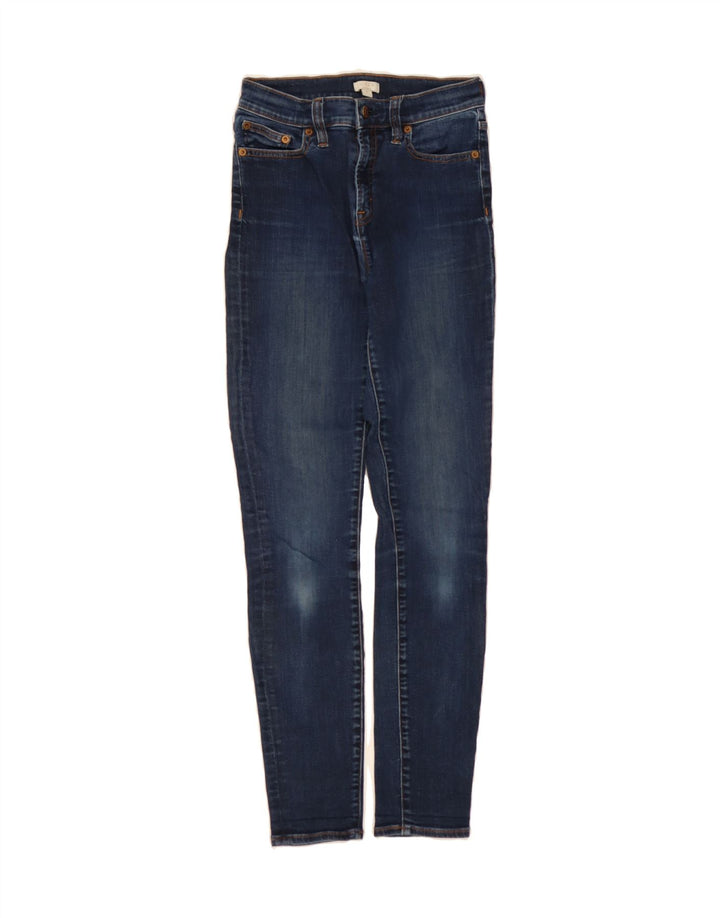 J. CREW Womens Skinny Jeans W25 L29 Blue Cotton Vintage J. Crew and Second-Hand J. Crew from Messina Hembry 