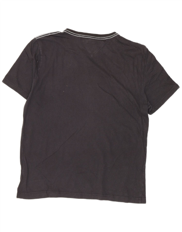 Tommy Hilfiger Herre Grafisk T-Shirt Top Stor Sort