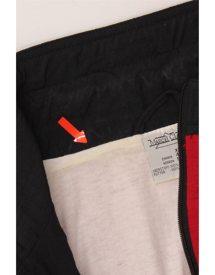 Marcel Clair Herre Anorak Jacket UK 42 XL Rød Colourblock Polyamid