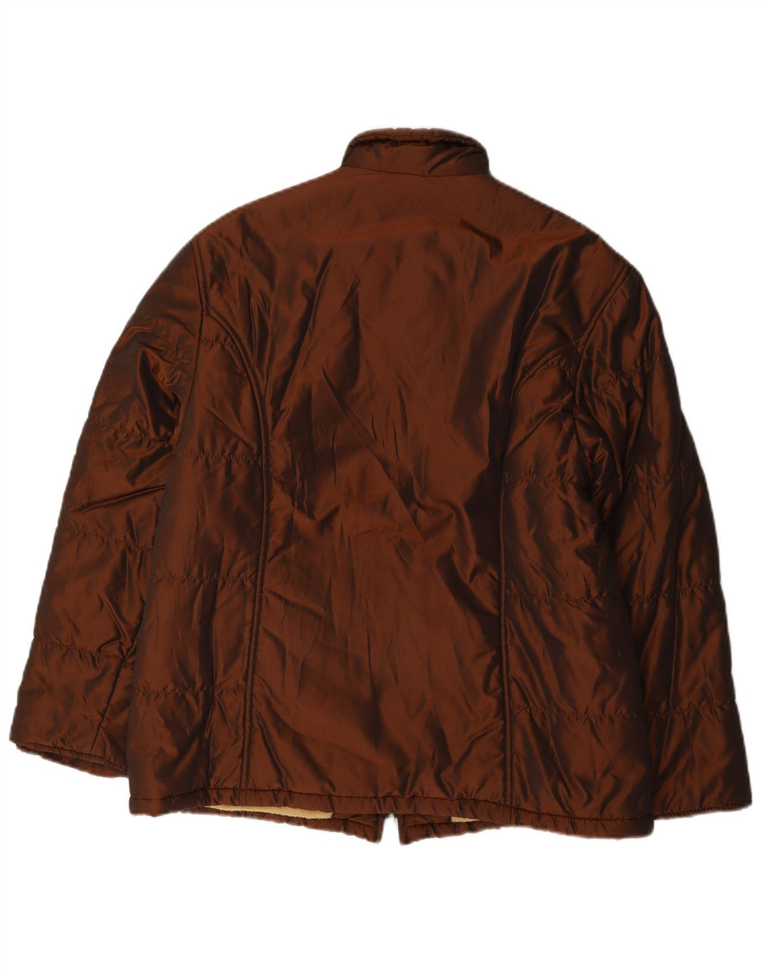 Brums Polstret Damejakke IT 42 Medium Brun Polyamid