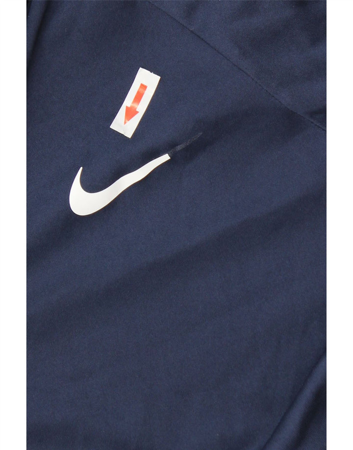 Nike Herre Dri Fit Top Langærmet Medium Marineblå
