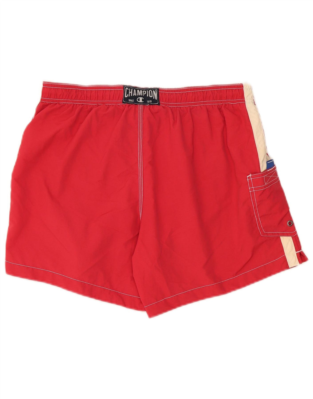 Champion Badeshorts til mænd store røde polyester