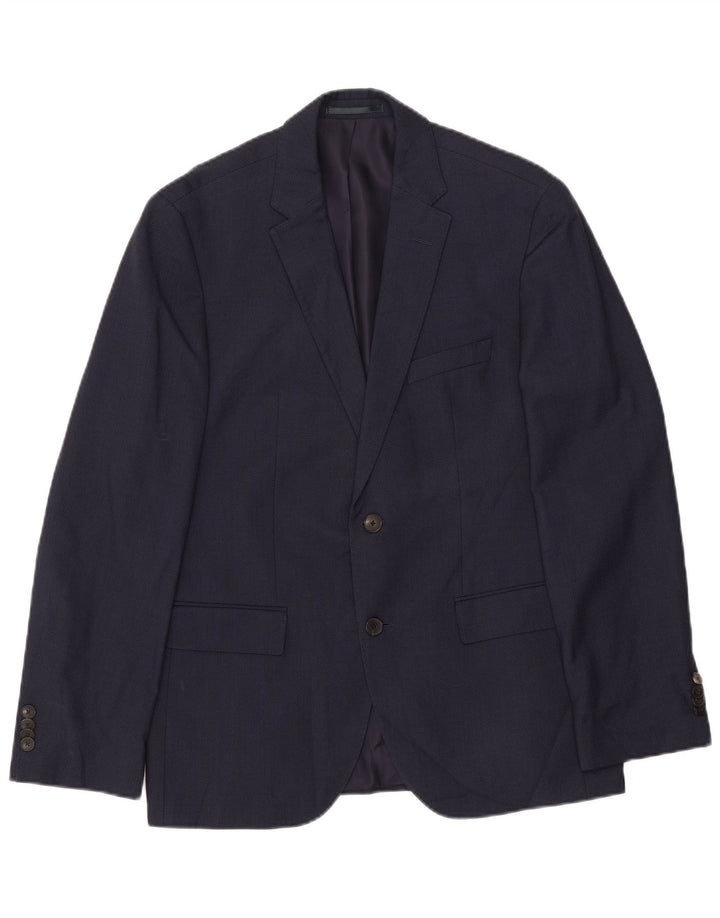 HUGO BOSS Herre 2-knaps blazerjakke IT 50 Large Navy Blue