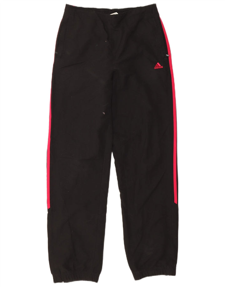 Adidas Dame træningsdragt Bukser Joggers UK 10 Small Black Polyester