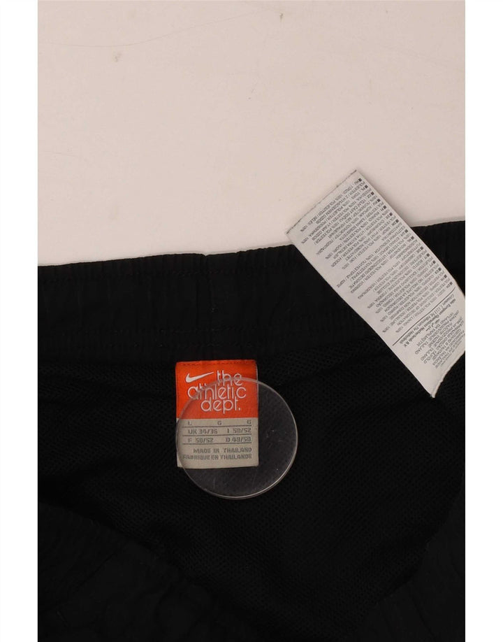 Nike grafiske sportsshorts til mænd, store sorte Colourblock Polyester