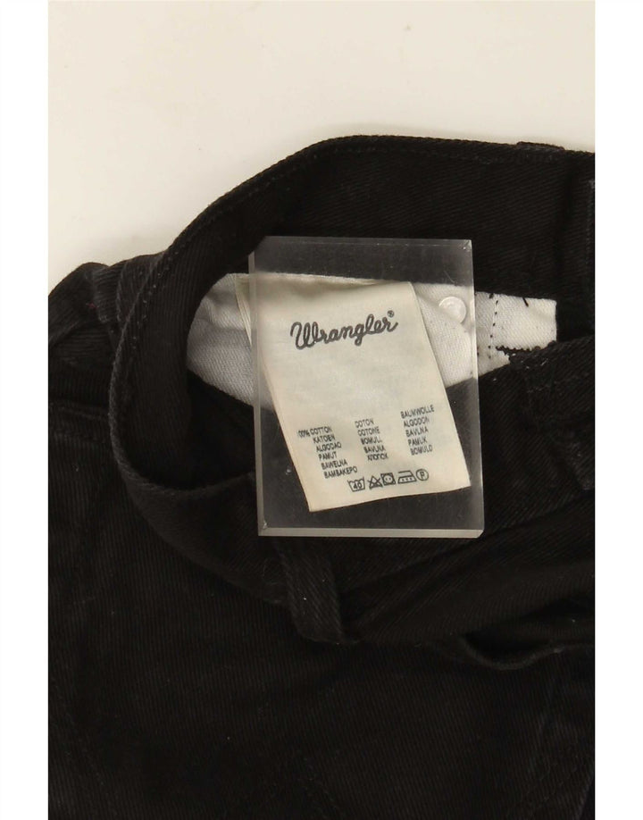 Wrangler Straight Jeans til mænd W30 L32 sort bomuld