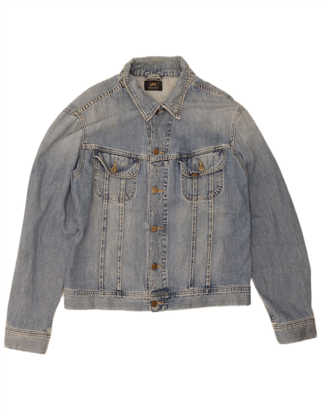 Lee Herre denimjakke UK 42 XL Blå Bomuld
