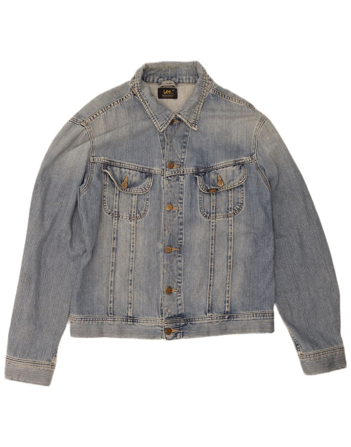 Lee Herre denimjakke UK 42 XL Blå Bomuld