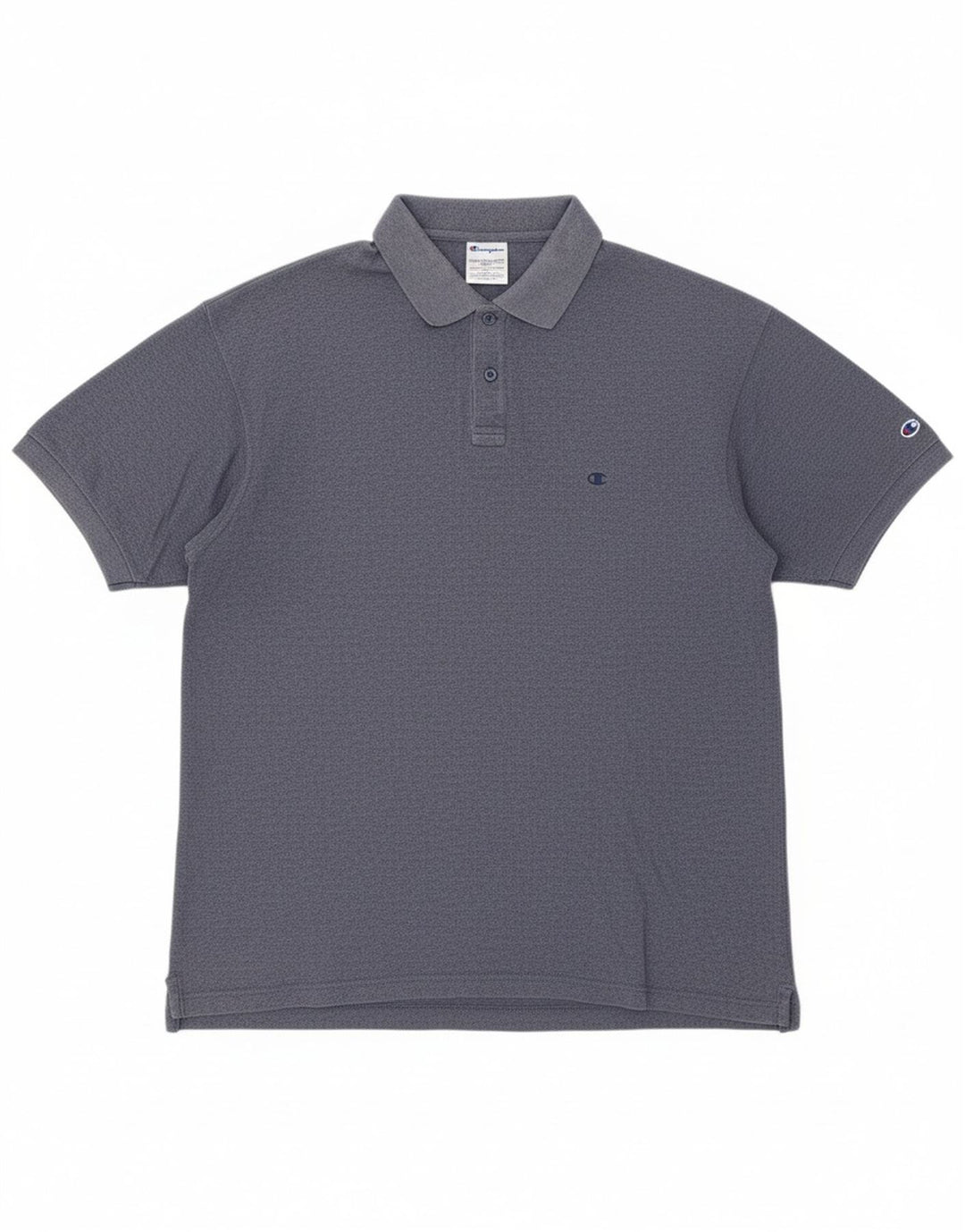 CHAMPION Mens Polo Shirt XL Blue Cotton