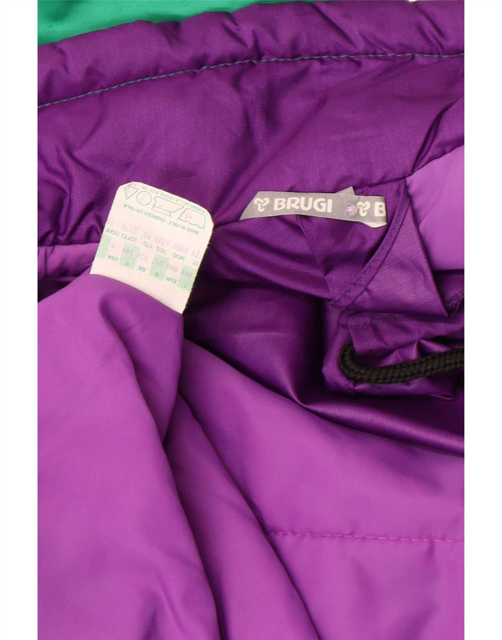 Brugi Dame Ski Jumpsuit IT 48 XL Grøn Colourblock Polyester Retro