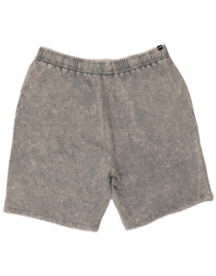 Puma Herre Sportshorts 2XL Grå Tie Dye Bomuld
