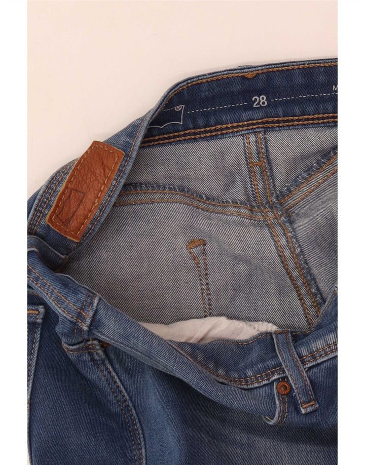 Levi's Dame Mid Rise Skinny Jeans W28 L30 Blå