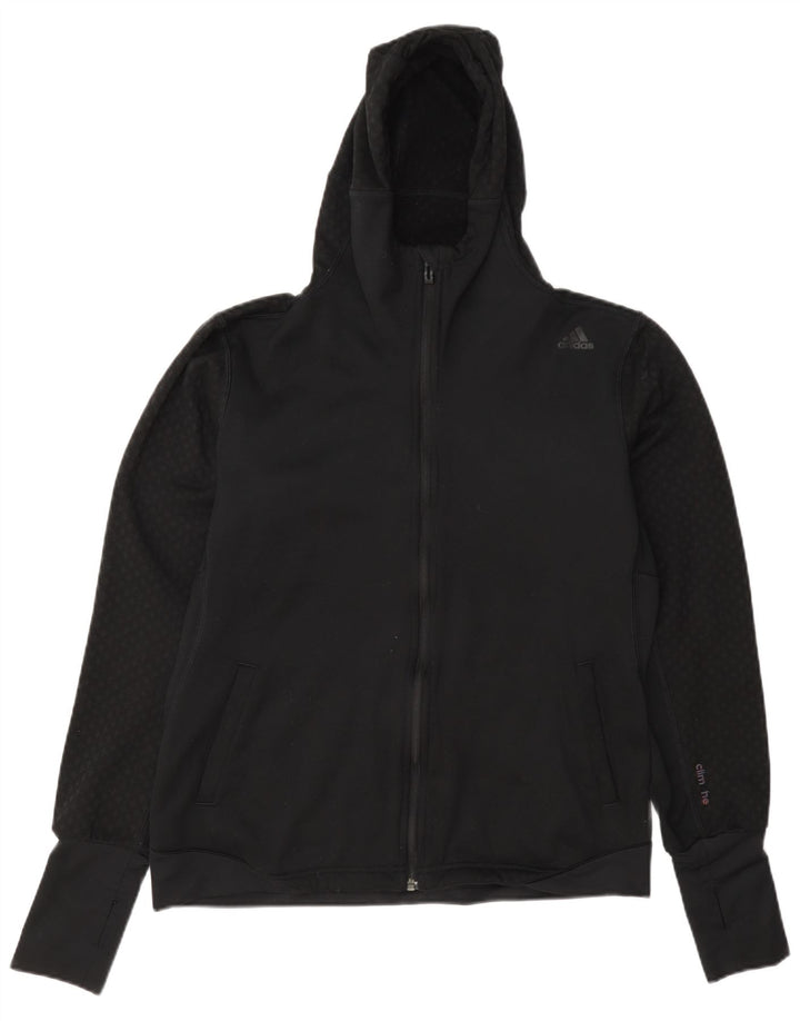 Adidas Dame Climashell Hættetrøje Sweater UK 12/14 Medium Sort