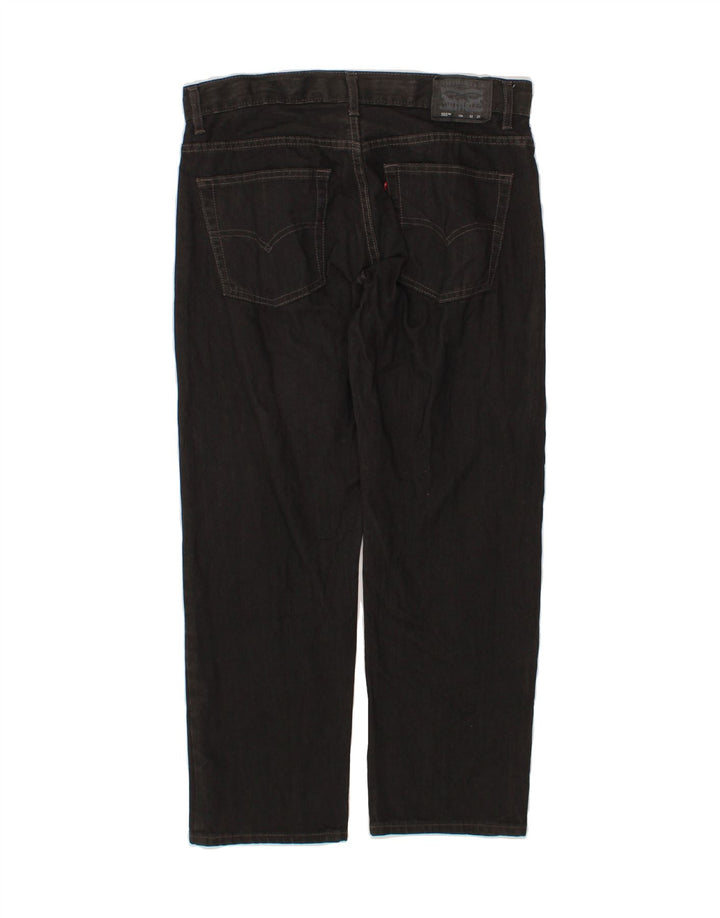 LEVI'S Womens 505 Straight Jeans US 12 Large W32 L27 Black Cotton Vintage Levi's and Second-Hand Levi's from Messina Hembry 